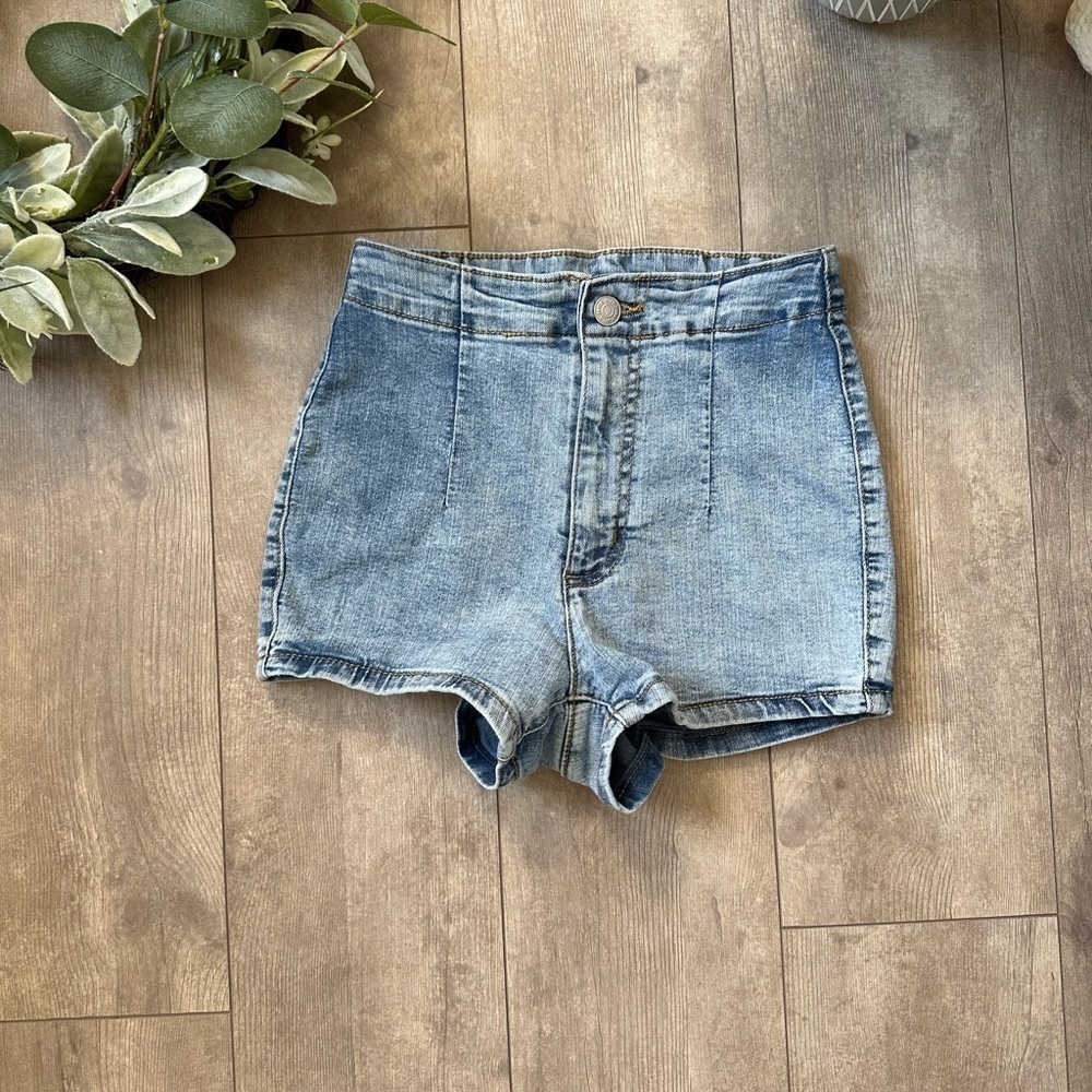 Wild Fable Womens Jean Shorts Highest Rise Blue Denim Shorts Size 00/24